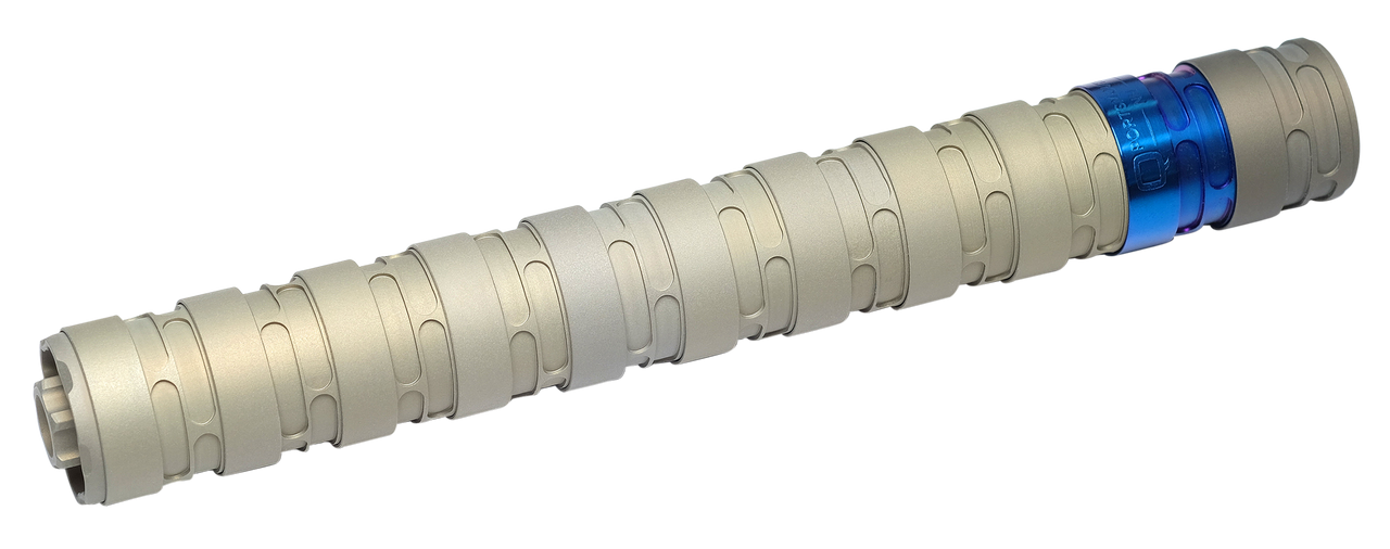 Q Erector 22 LR Aluminum/Stainless Steel Suppressor Tan SIL-E-22