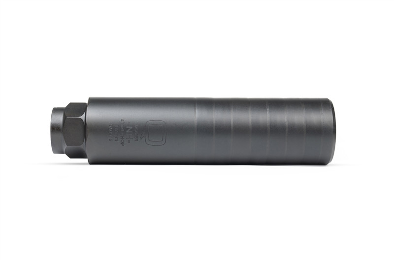 Q SHORT CHOP SUPPRESSOR - 8.6BLK WITH REAR END MUZZLE DEVICE